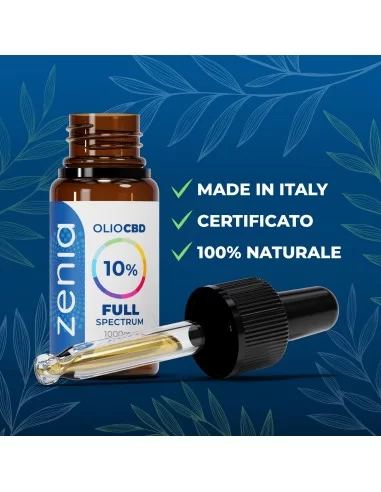 Olio CBD full-spectrum 10% secondaria