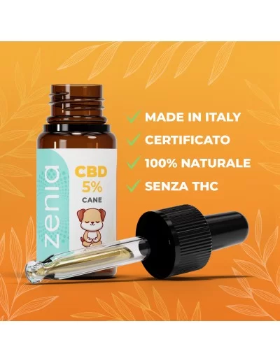 Zenia Olio CBD 5% Cane 2