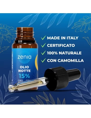 Zenia Olio Notte 15% CBD + CBN