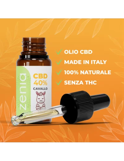 Zenia Olio CBD cavallo 40% 2