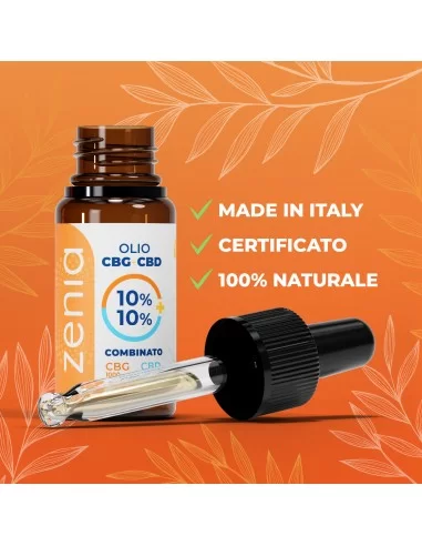CBG oil 10% + 10% sec